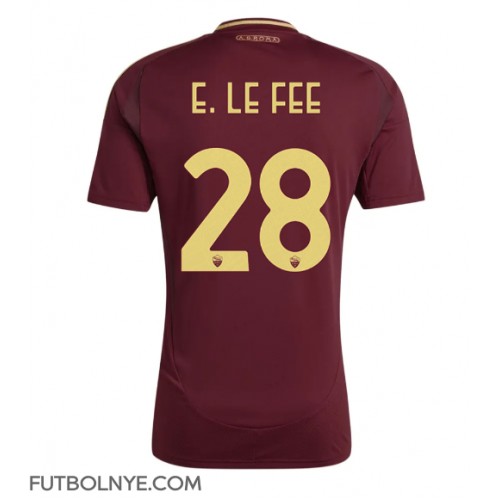 Camiseta AS Roma Enzo Le Fee #28 Primera Equipación 2024-25 manga corta